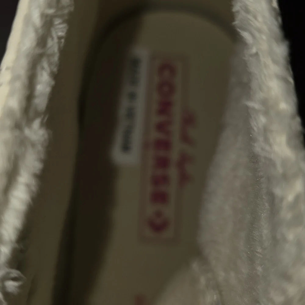 Converse Beige High-Top Sneakers with Pink Accent - Picture 7 of 13